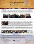 Xavier Lopez Prayer Letter:  New Sunday School Classes