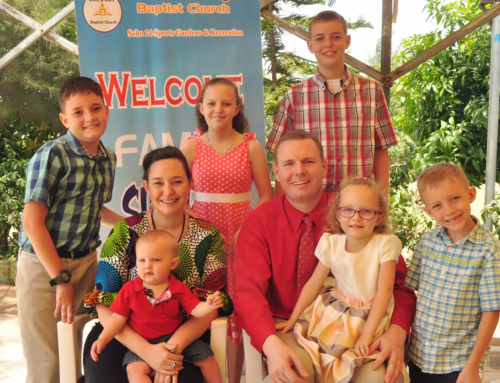 Mark and Sabrina Holmes Prayer Letter:  Welcoming a New Missionary