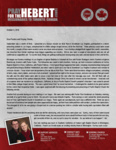 Brian Hebert Prayer Letter:  I've Seen God at the Bottom