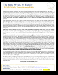 Jerry Wyatt Jr. Prayer Letter:  Church-Covenant-Signing Service
