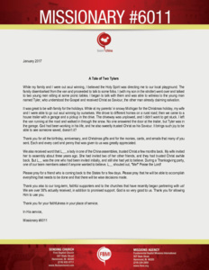 Missionary #6011 Prayer Letter: A Tale of Two Tylers