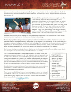 Missionary 6703 Prayer Letter: New Beginnings - Salvations, Baptisms, and Weddings