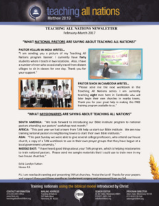 TAN Update: What National Pastors Are Saying About Teaching All Nations!