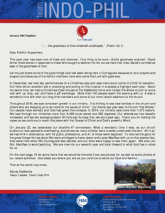 Team Indo-Phil Update:  The Goodness of God Endures!