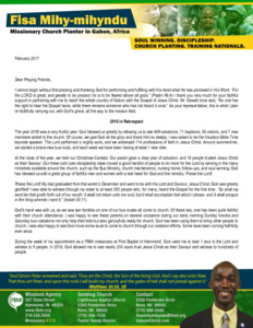 Fisa Mihy-mihyndu Prayer Letter: The Hand of God Was With Us!