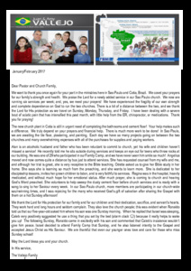 Juan Vallejo Prayer Letter:  A Love for the People