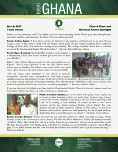 Ghana National Pastor Spotlight: A Need for Land in the City