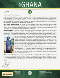 Team Ghana Update: Da-Coster's Story