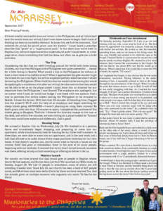 Mike Morrissey Prayer Letter:  A Supernatural Push