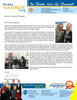 Brian George Prayer Letter:  National Fires of Evangelism Conference!