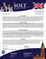 Dave Solt Prayer Letter:  An Interesting Mix