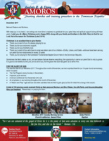 Andres Amoros Prayer Letter: Christmas, An Excellent Time to Give Thanks