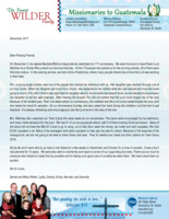 Daniel Wilder Prayer Letter:  11th Anniversary Service
