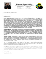 Warren Storm Prayer Letter:  Clipping Coupons