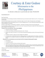 Courtney Godsoe Prayer Letter:  2017 Recap