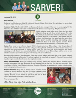 Mike Sarver Prayer Letter:  God Gives the Increase