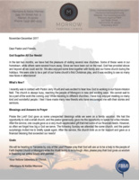 Montana Morrow Prayer Letter:  God Supplies All Our Needs!