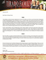Roberto Tirado Prayer Letter:  Obeying the Great Commission