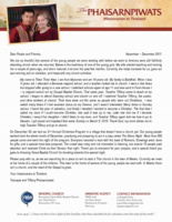 Teerapat Phaisarnpiwat Prayer Letter:  Young People Still Attending Church Faithfully