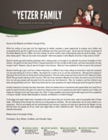 Christopher Yetzer Prayer Letter:  The Usefulness of the Internet