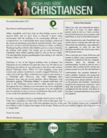 Micah Christiansen Prayer Letter: Holidays in Ghana