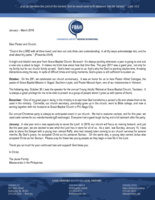 Parish Javier Prayer Letter:  A New Year--A New Opportunity to Serve the Lord!