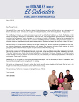 Henry Gonzalez Prayer Letter:   Santa Ana Baptist Christian Academy