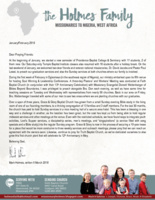 Mark Holmes Prayer Letter:  New Venues for Churches and Conferences