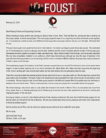 Zach Foust Prayer Letter:  5th Anniversary