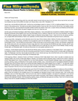 Fisa Mihy-mihyndu Prayer Letter:  Faithful Unto Death