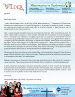 Daniel Wilder Prayer Letter:  I Dream of Having a Family