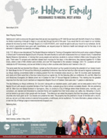 Mark Holmes Prayer Letter: Big Announcements for Family and Ministry