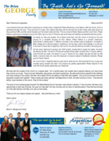 Brian George Prayer Letter: Going Forward With Church Planting