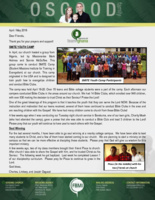 Charles Osgood Prayer Letter:  Training Youth to Reach Others