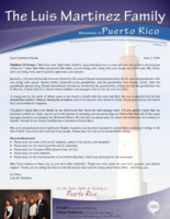 Luis Martinez Prayer Letter:  Suffer Little Children