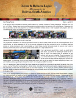 Xavier Lopez Prayer Letter:  New Seminary, Answered Prayer, Souls Saved and Baptized!