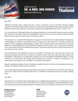 Bob Bowen Prayer Letter: Continued Opportunities to Supply Scriptures Around the World