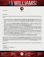 Chris Williams Prayer Letter: Busy for the Lord!