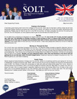 Dave Solt Prayer Letter:  Sowing in the Summer