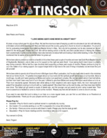 Garry Tingson Prayer Letter:  I Love Seeing God's Hand Move in a Mighty Way!