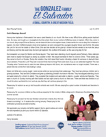 Henry Gonzalez Prayer Letter:  God's Blessings Abound!