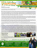 Keith Hamilton Prayer Letter:  Springing Into the Irish Spring