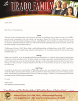 Roberto Tirado Prayer Letter:  Temporary Residency Renewed