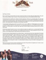 Ron Back Prayer Letter:   New Converts Winning Their Loved Ones