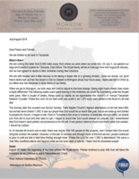 Montana Morrow Prayer Letter: What an Awesome God!