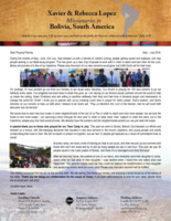 Xavier Lopez Prayer Letter:  New Converts, Pray for 100 Soul Winners, and Great Teen Camp!