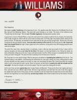 Chris Williams Prayer Letter:  Transformations