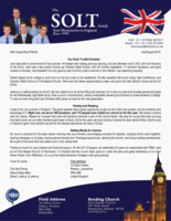 Dave Solt Prayer Letter:  Our Sons' Fruitful Summer