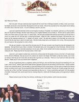 Ron Back Prayer Letter:  God Is So Good!