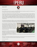 Team Perú Update:  Pastors' School